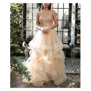 Cream Bicici & Coty Size 14 Ball gown dress